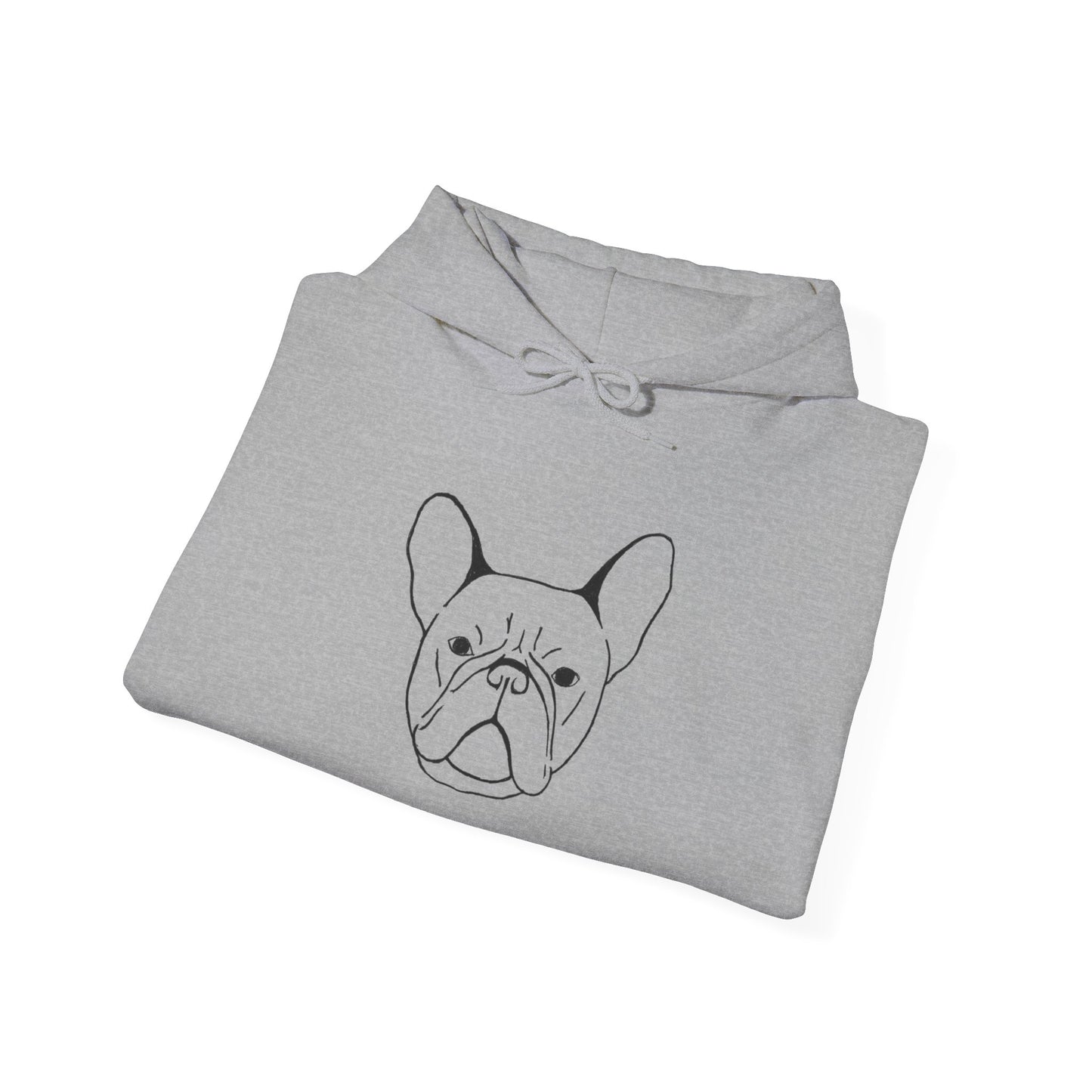 French Bulldog Lover Hooded Sweatshirt, Pet Owner Gift, Cozy Hoodie, Dog Lover Apparel, Cute Animal Sweatshirt, Gift for Him/Her