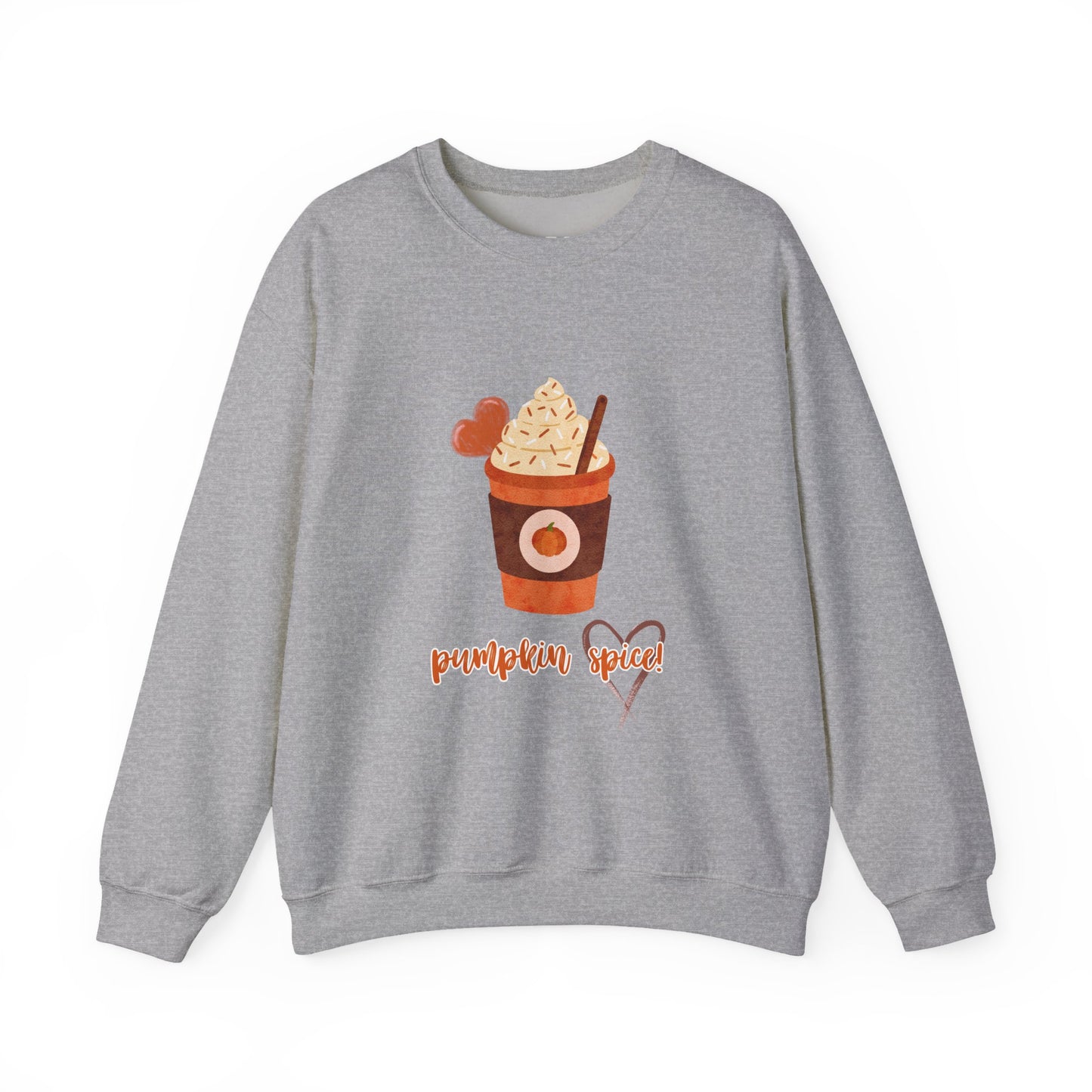 Pumpkin Spice Crewneck Sweatshirt, Cozy Fall Apparel, Unisex Sweater, Autumn Fashion, Halloween Gift, Pumpkin Lovers Sweatshirt