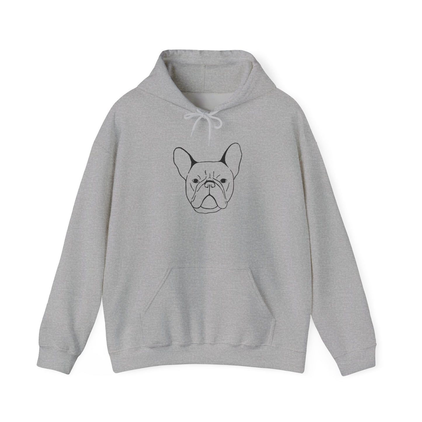 French Bulldog Lover Hooded Sweatshirt, Pet Owner Gift, Cozy Hoodie, Dog Lover Apparel, Cute Animal Sweatshirt, Gift for Him/Her