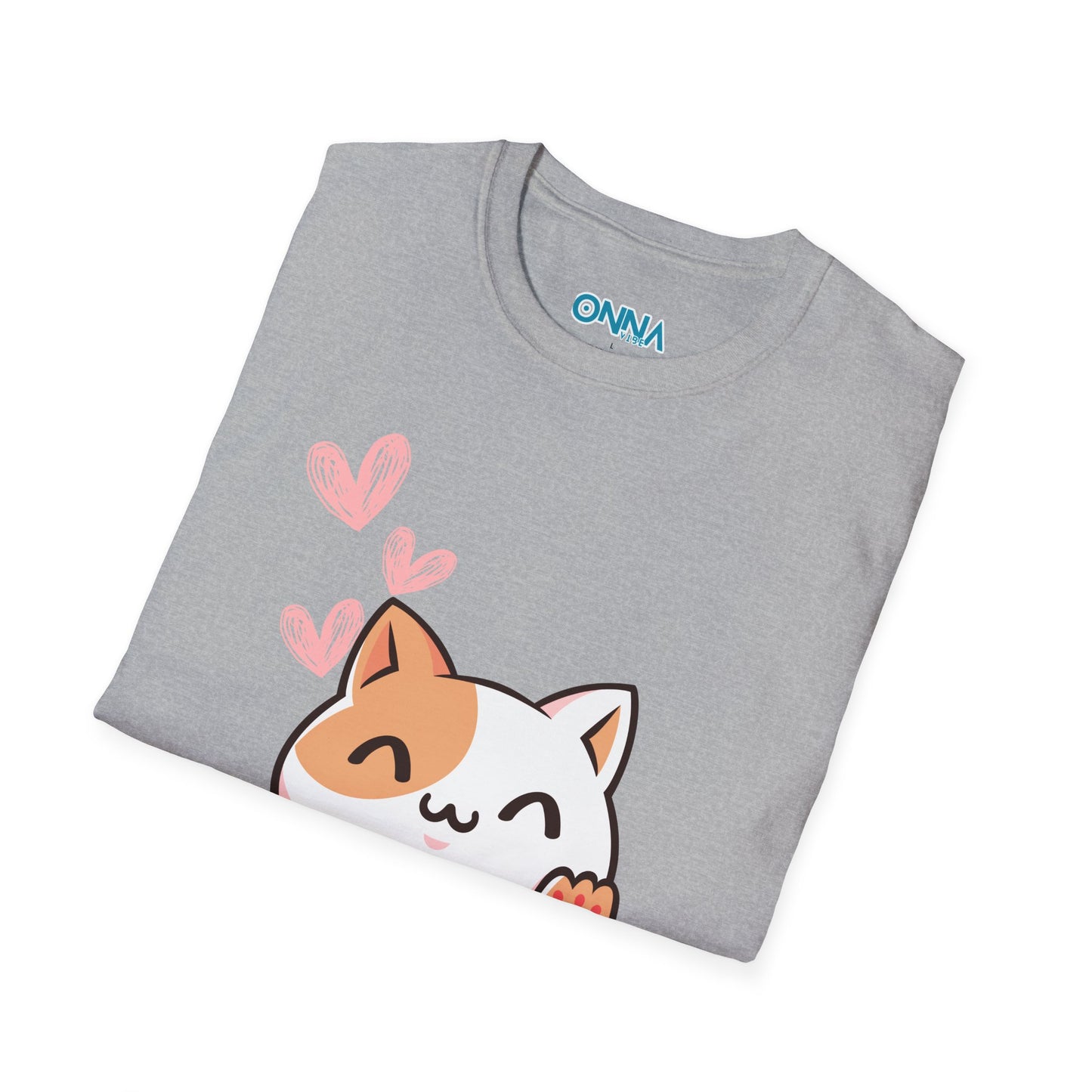 Cute Cat Graphic T-Shirt, Casual Tee, Gift for Cat Lovers, Animal Lovers, Birthday, Cute Apparel, Cute Gift Idea