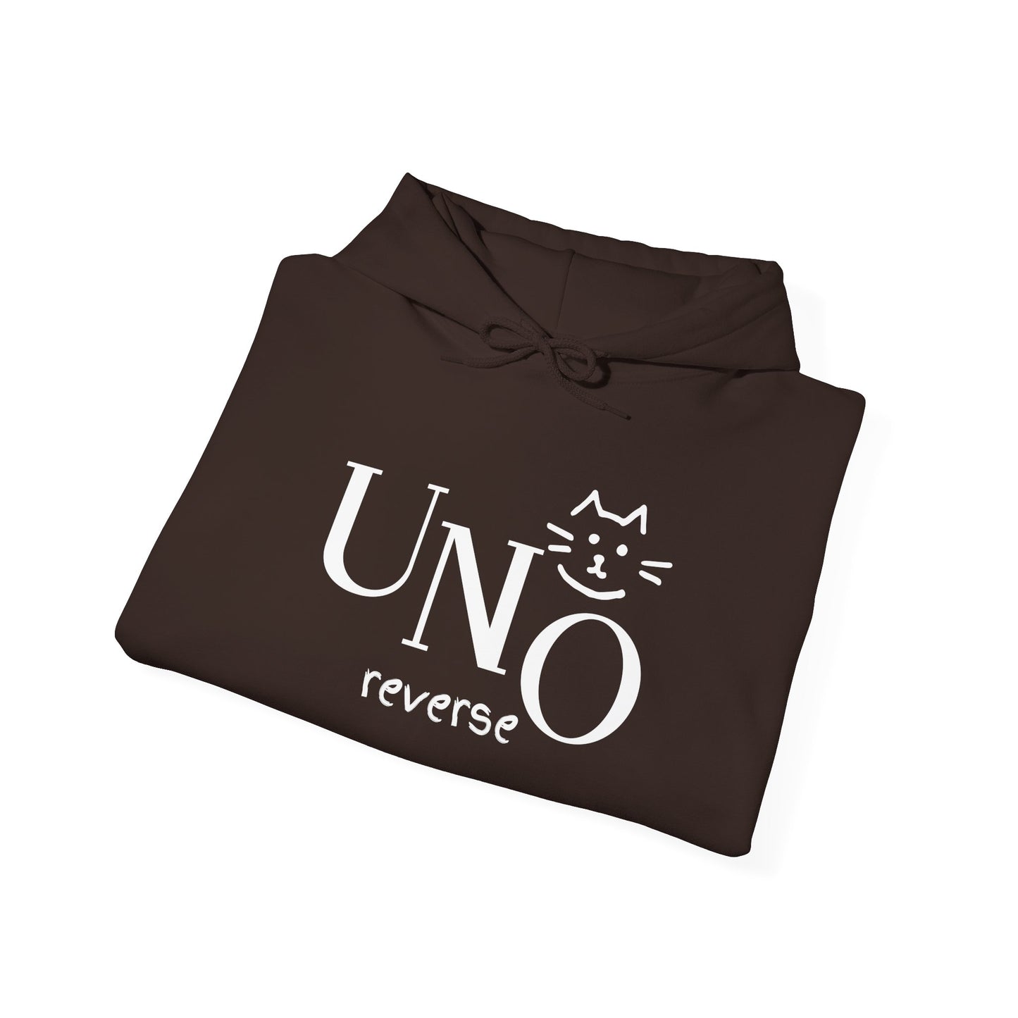 UNO Reverse Cat Hoodie | Funny Sweatshirt for Cat Lovers | Cozy Gift for Cat Owners | Perfect for Birthdays & Celebrations