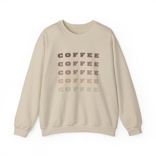 Cozy Coffee Sweatshirt, Perfect for Coffee Lovers, Ideal for Casual Outings, Gift for Birthdays, Special Occasions, Relaxation