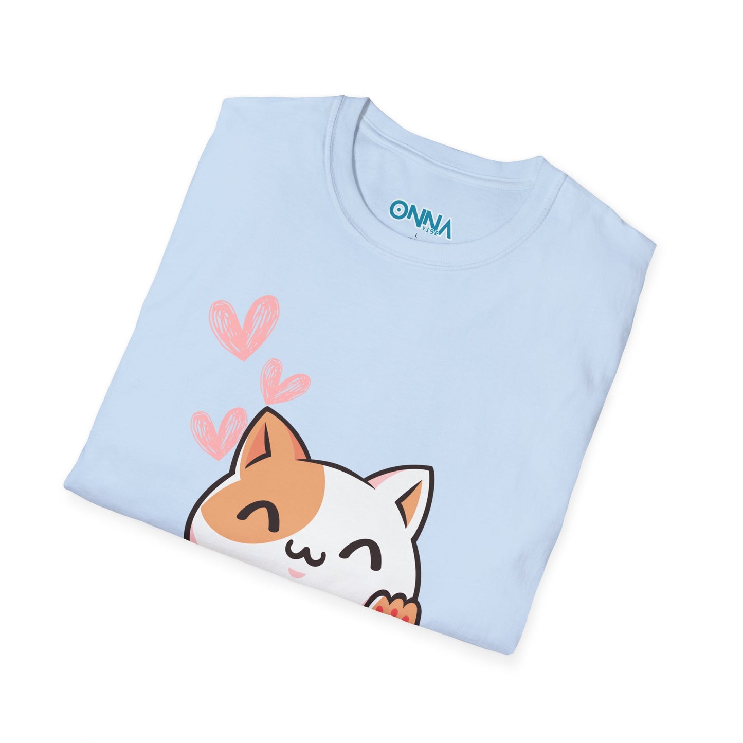 Cute Cat Graphic T-Shirt, Casual Tee, Gift for Cat Lovers, Animal Lovers, Birthday, Cute Apparel, Cute Gift Idea