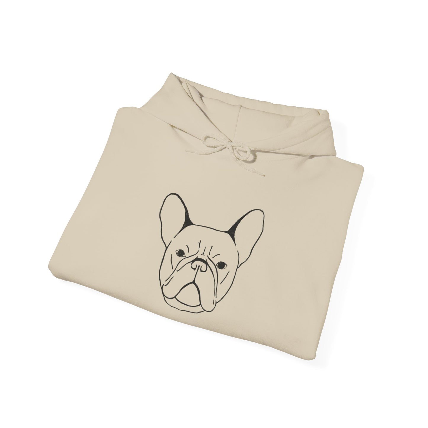 French Bulldog Lover Hooded Sweatshirt, Pet Owner Gift, Cozy Hoodie, Dog Lover Apparel, Cute Animal Sweatshirt, Gift for Him/Her