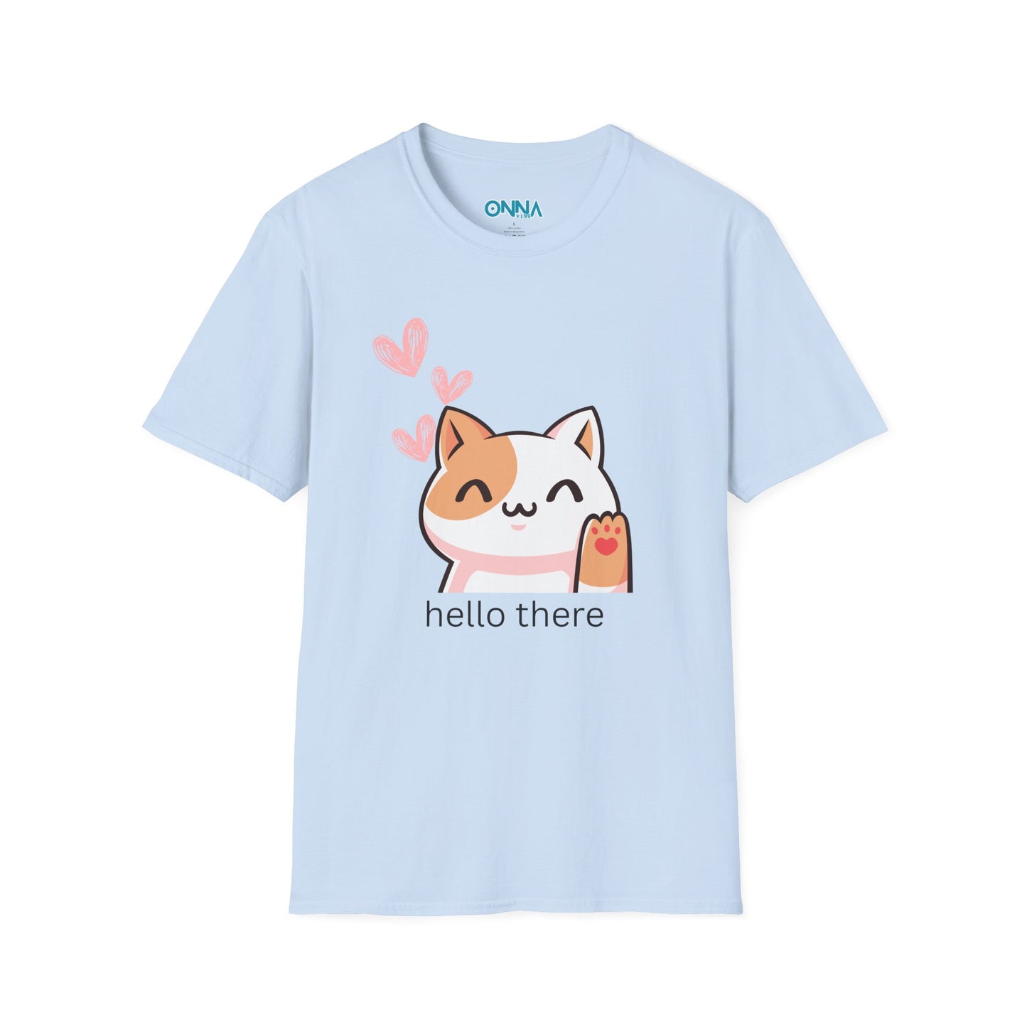 Cute Cat Graphic T-Shirt, Casual Tee, Gift for Cat Lovers, Animal Lovers, Birthday, Cute Apparel, Cute Gift Idea