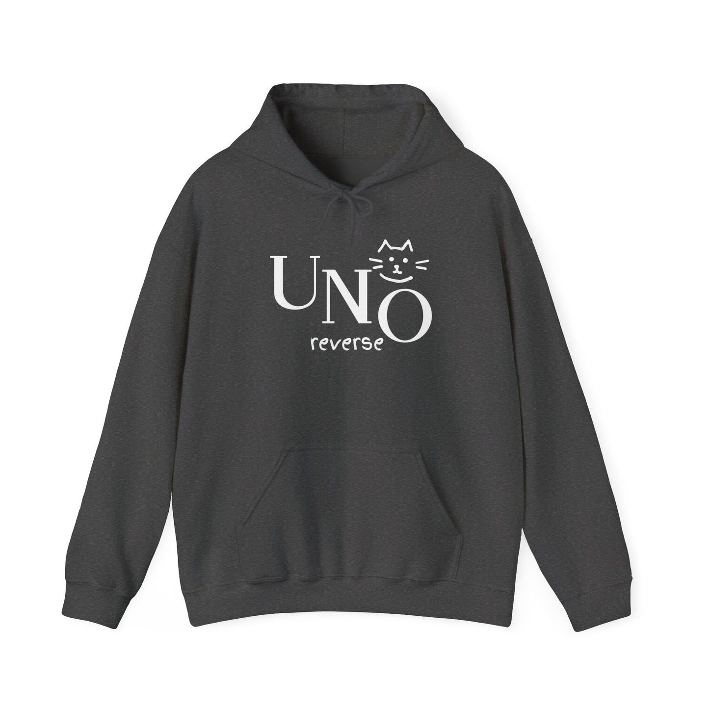 UNO Reverse Cat Hoodie | Funny Sweatshirt for Cat Lovers | Cozy Gift for Cat Owners | Perfect for Birthdays & Celebrations