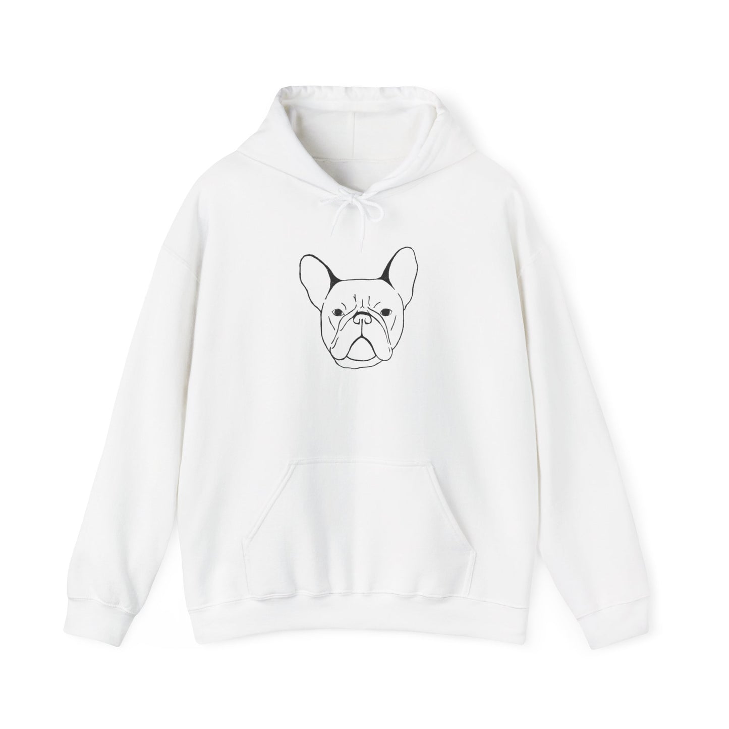 French Bulldog Lover Hooded Sweatshirt, Pet Owner Gift, Cozy Hoodie, Dog Lover Apparel, Cute Animal Sweatshirt, Gift for Him/Her