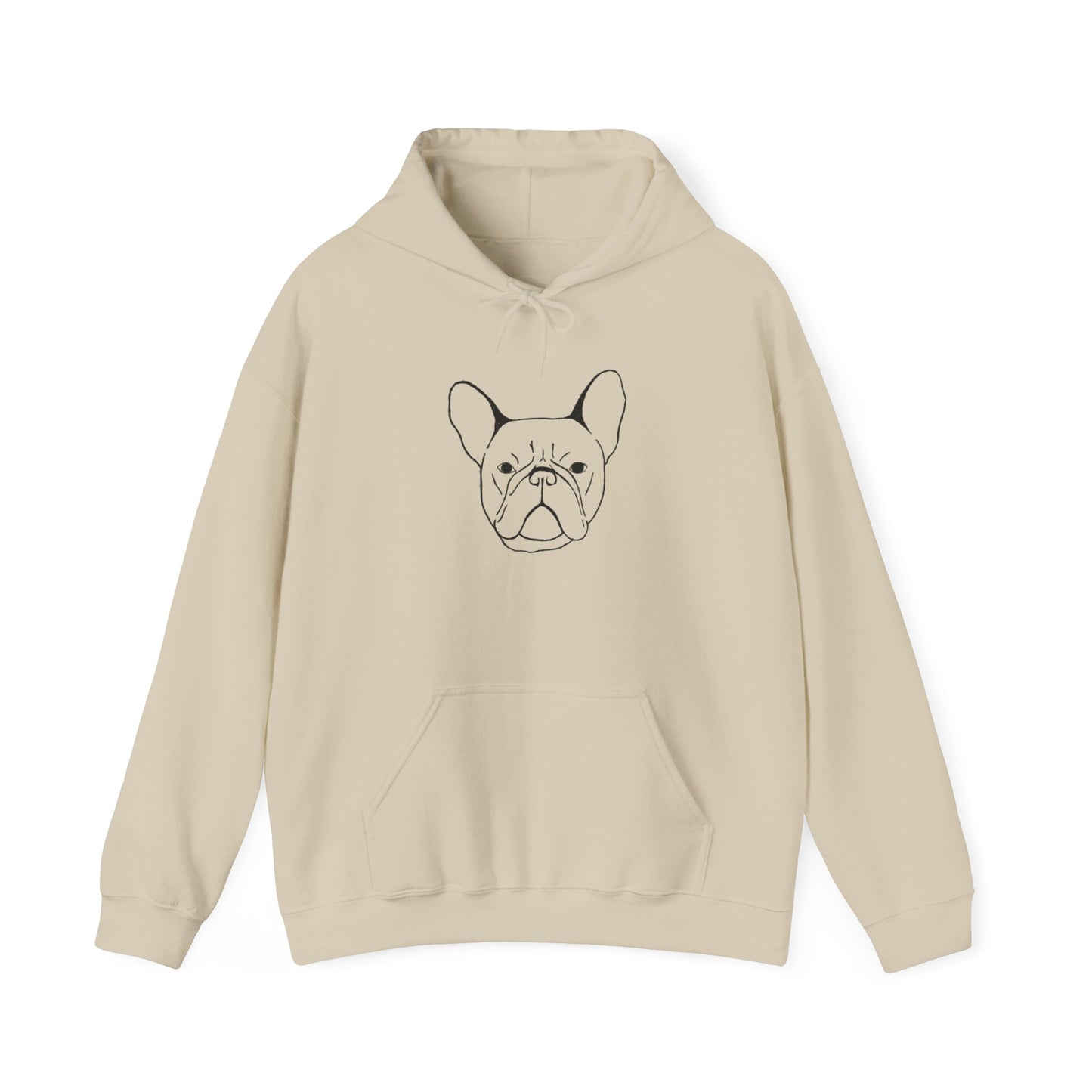 French Bulldog Lover Hooded Sweatshirt, Pet Owner Gift, Cozy Hoodie, Dog Lover Apparel, Cute Animal Sweatshirt, Gift for Him/Her