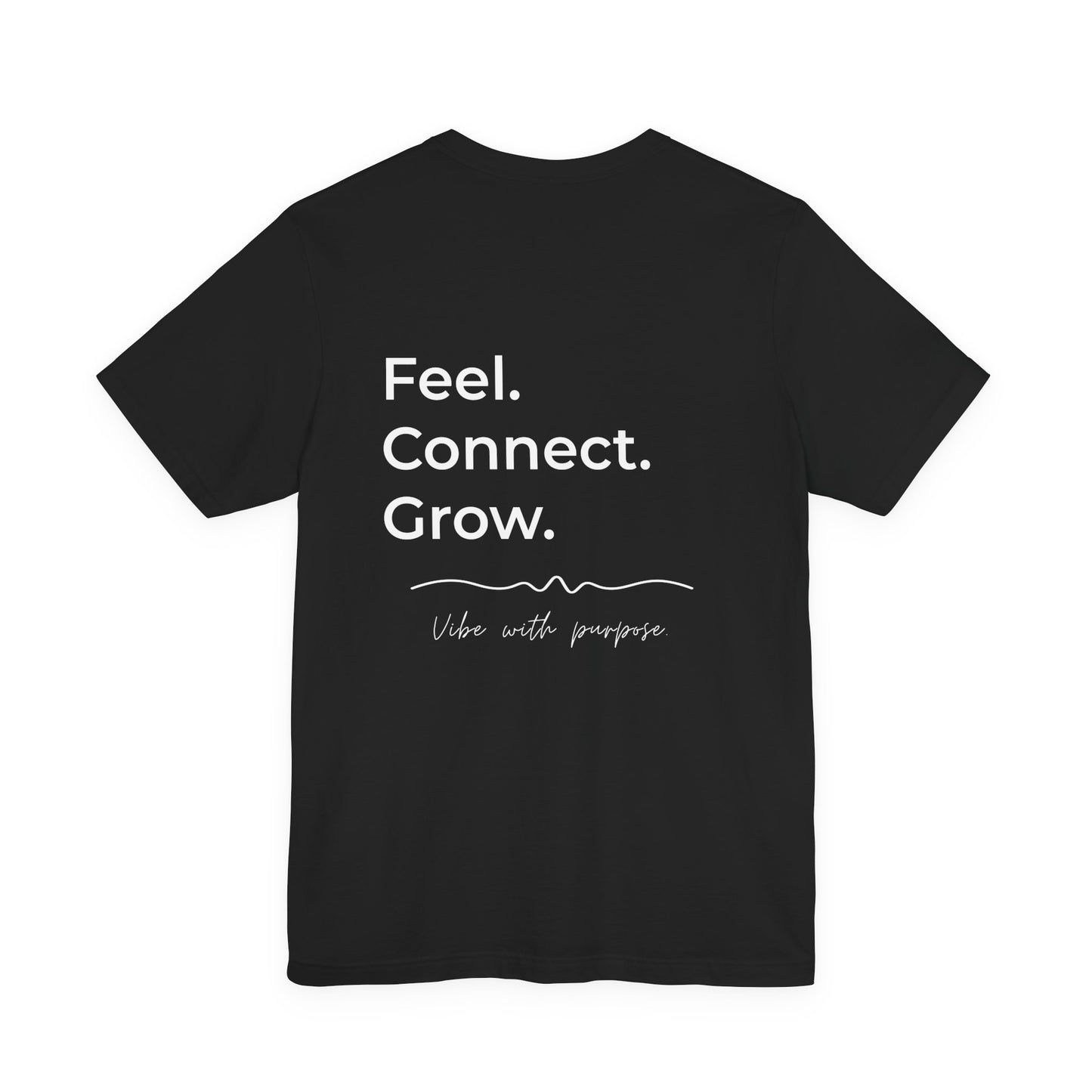 OnnaVibe Signature Tee — Feel. Connect. Grow.