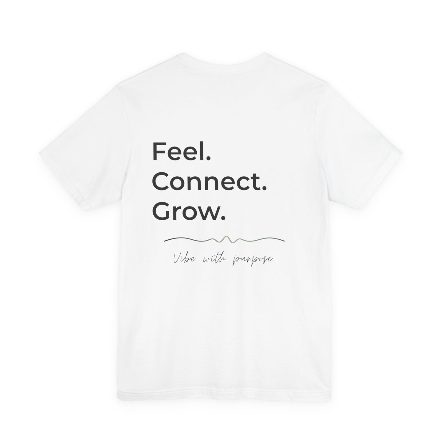 OnnaVibe Signature Tee — Feel. Connect. Grow.