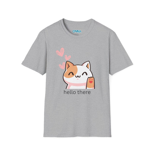 Cute Cat Graphic T-Shirt, Casual Tee, Gift for Cat Lovers, Animal Lovers, Birthday, Cute Apparel, Cute Gift Idea