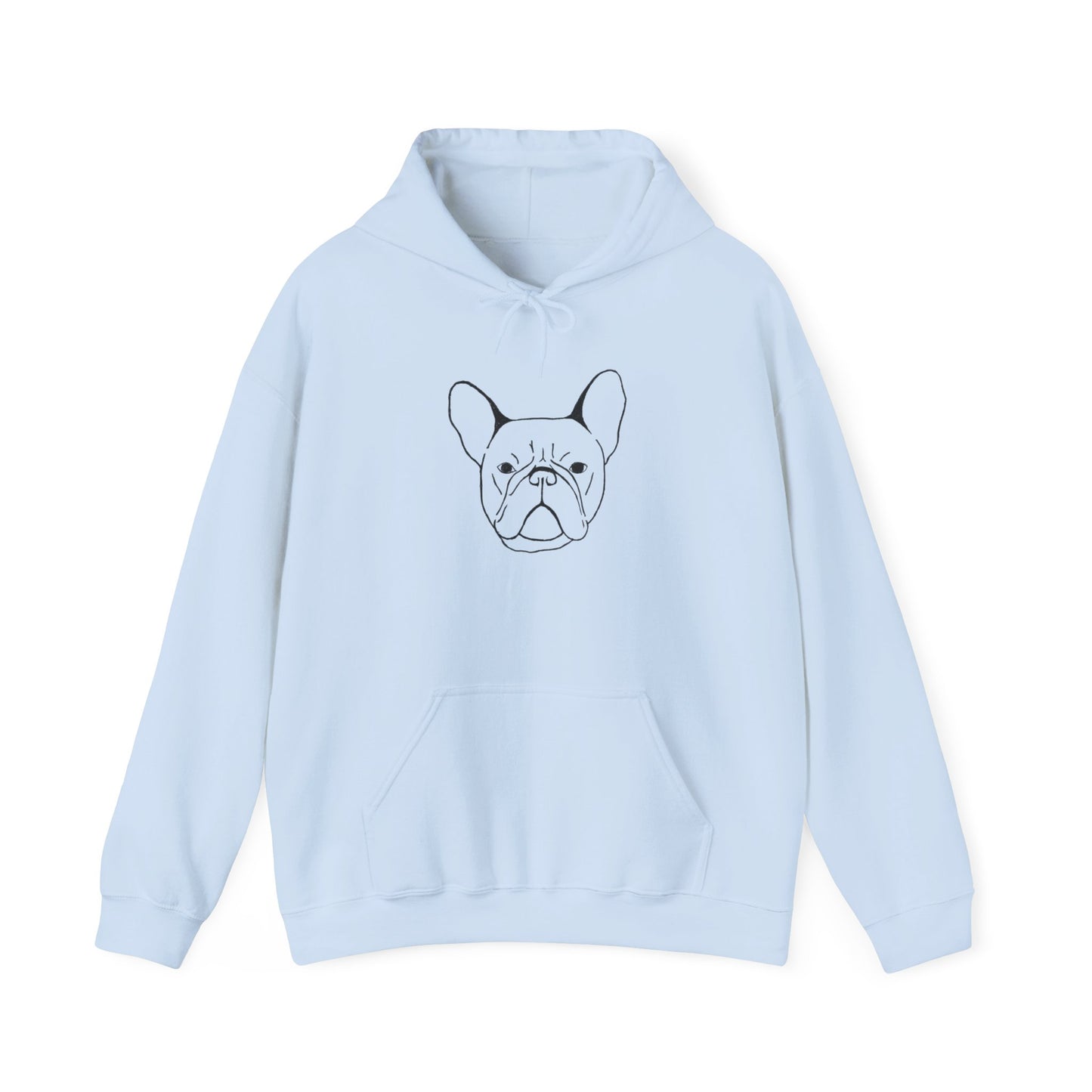 French Bulldog Lover Hooded Sweatshirt, Pet Owner Gift, Cozy Hoodie, Dog Lover Apparel, Cute Animal Sweatshirt, Gift for Him/Her