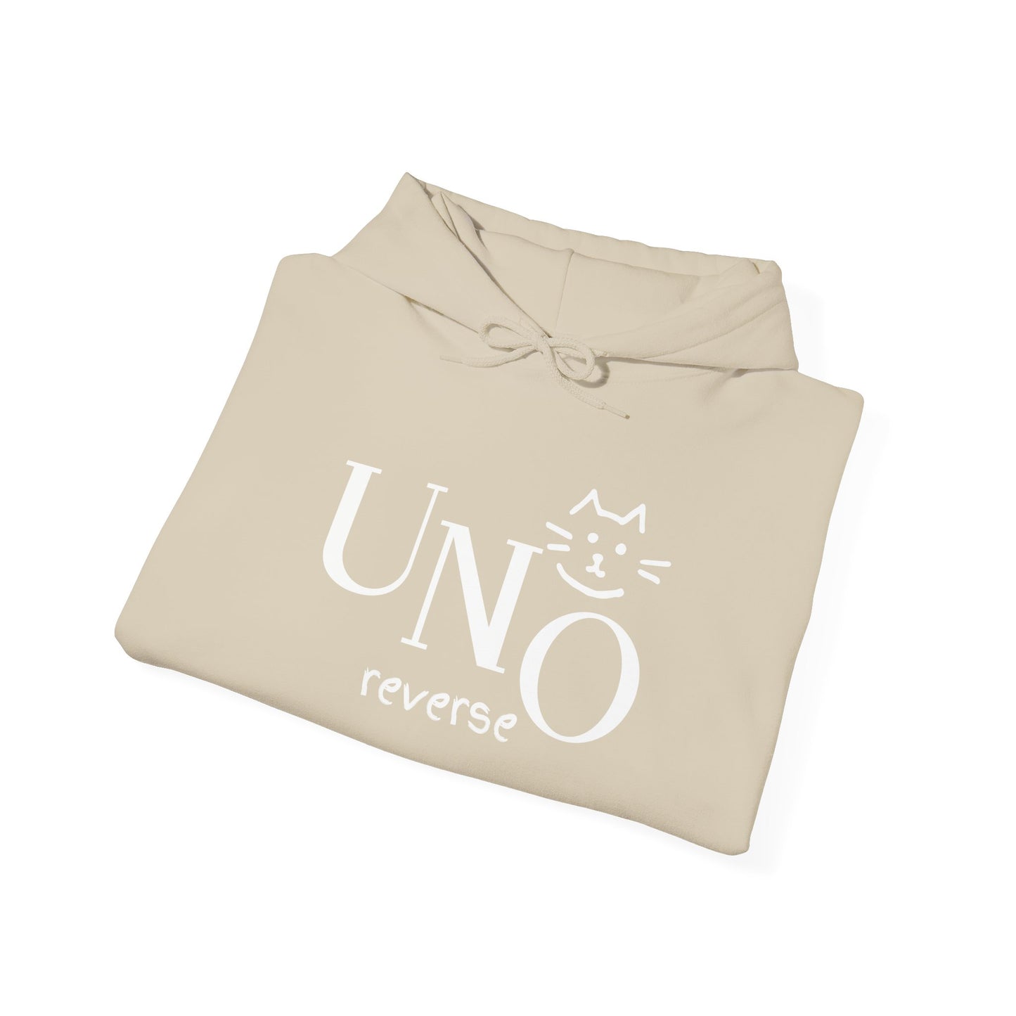 UNO Reverse Cat Hoodie | Funny Sweatshirt for Cat Lovers | Cozy Gift for Cat Owners | Perfect for Birthdays & Celebrations