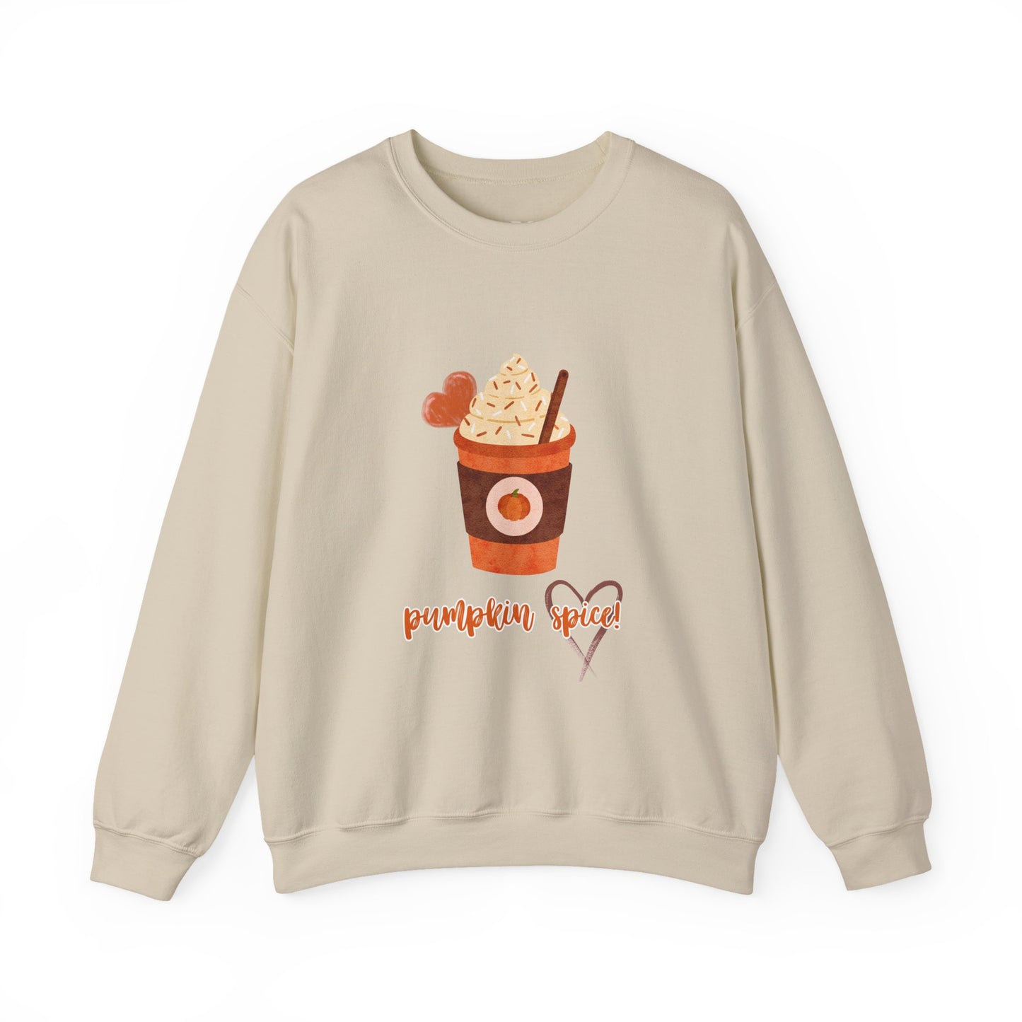 Pumpkin Spice Crewneck Sweatshirt, Cozy Fall Apparel, Unisex Sweater, Autumn Fashion, Halloween Gift, Pumpkin Lovers Sweatshirt